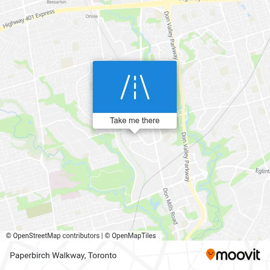 Paperbirch Walkway map