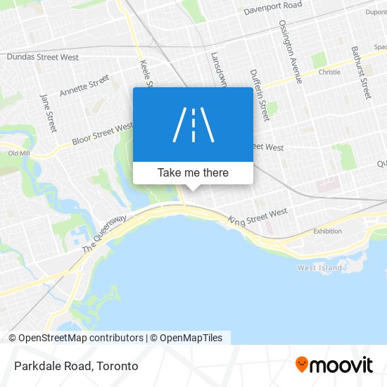 Parkdale Road map