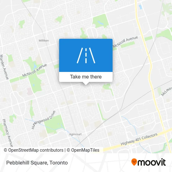 Pebblehill Square map