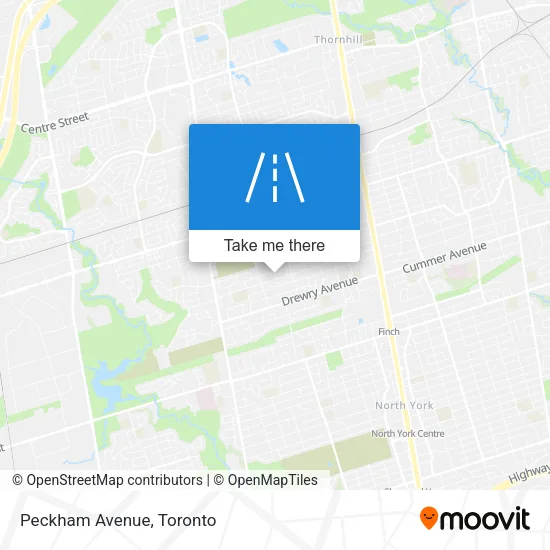 Peckham Avenue map