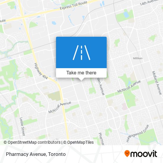 Pharmacy Avenue map