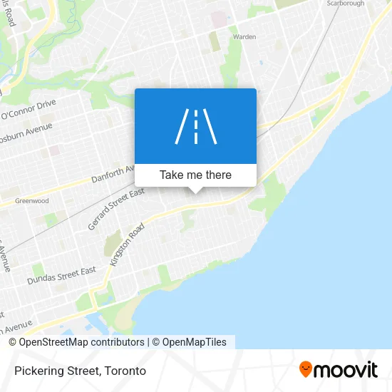 Pickering Street map