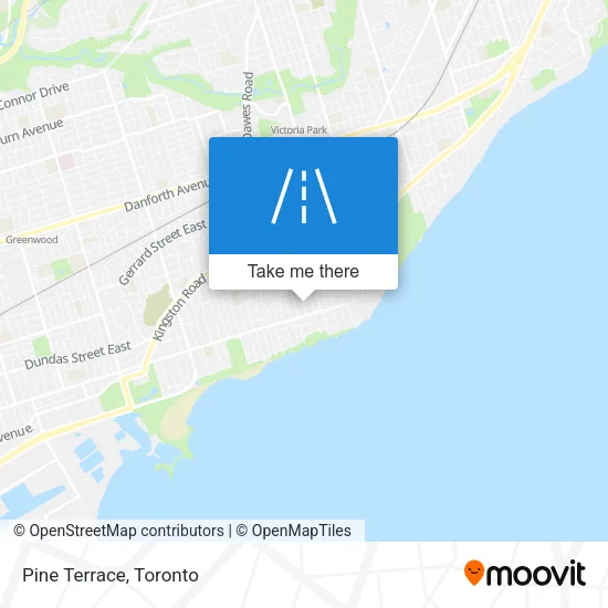 Pine Terrace map