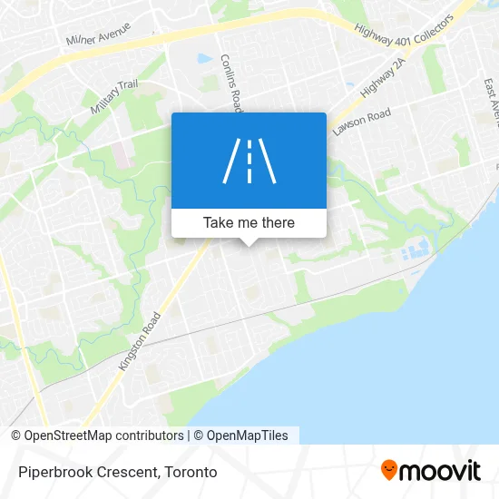 Piperbrook Crescent map