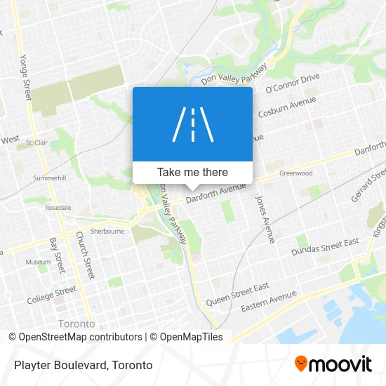 Playter Boulevard map