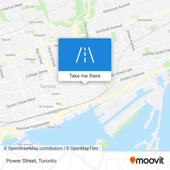 Power Street map