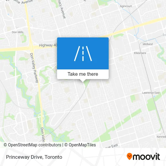 Princeway Drive map