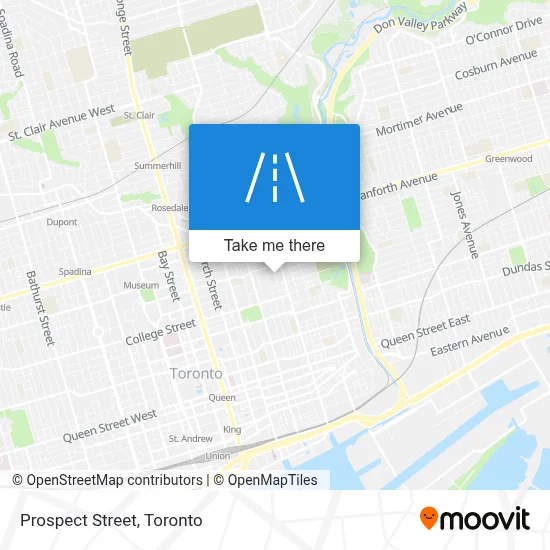 Prospect Street map