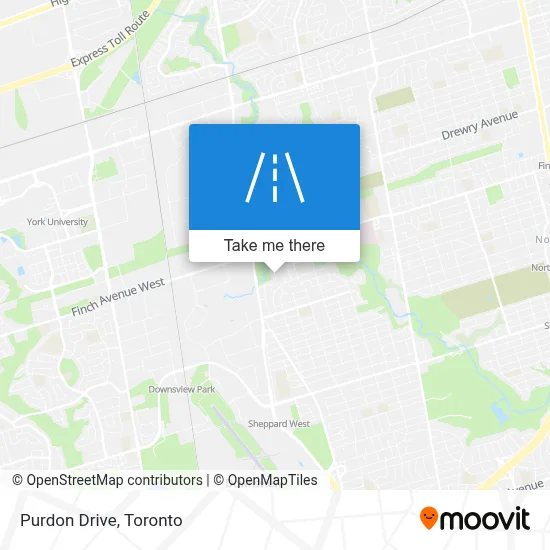 Purdon Drive map