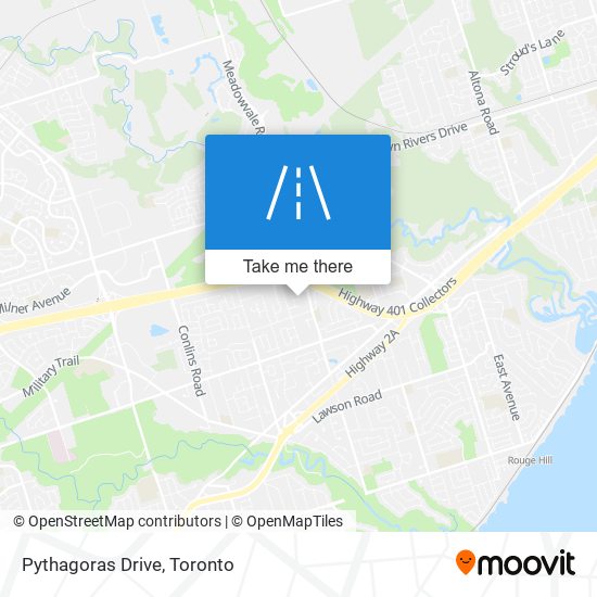 Pythagoras Drive map