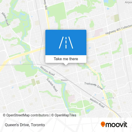 Queen's Drive map