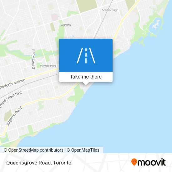 Queensgrove Road map
