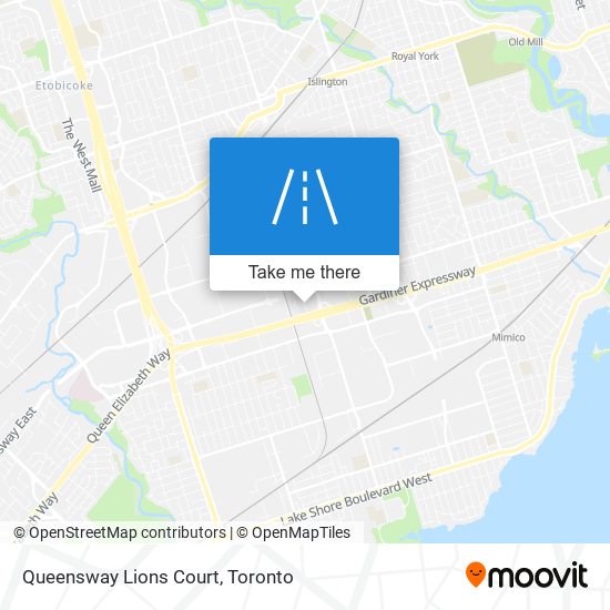 Queensway Lions Court map