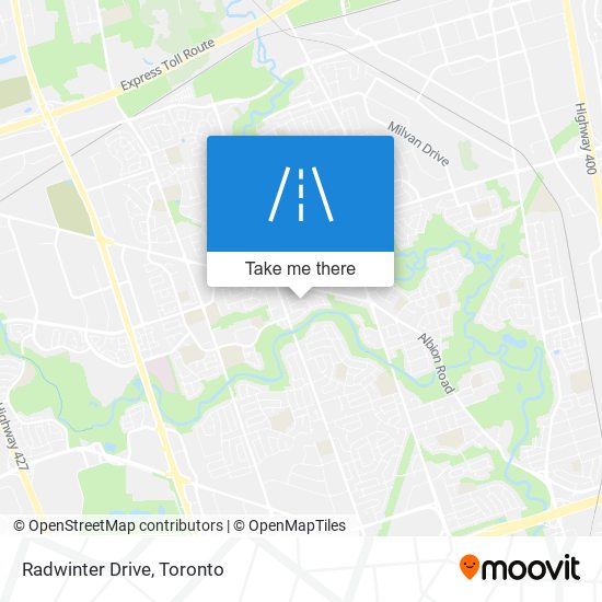 Radwinter Drive map