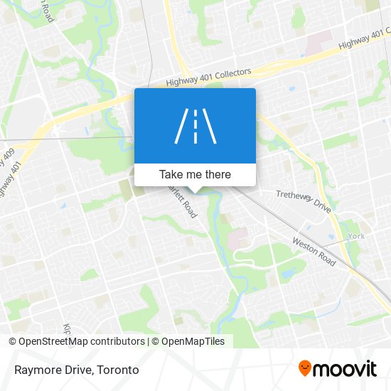 Raymore Drive map