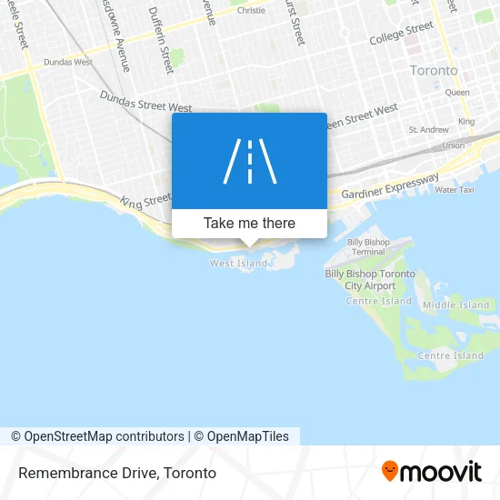 Remembrance Drive map