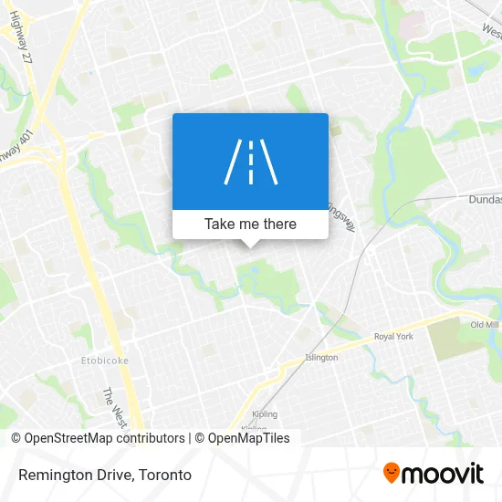 Remington Drive map