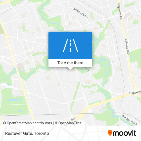 Restever Gate map