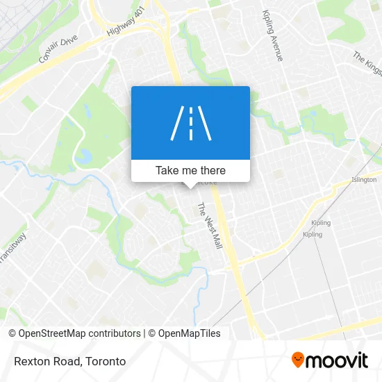 Rexton Road map
