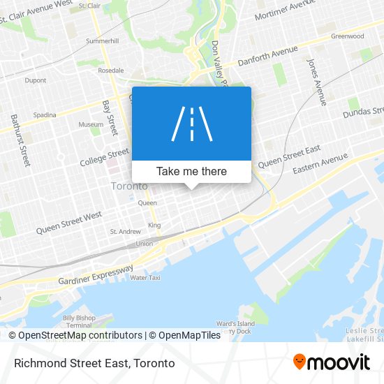 Richmond Street East map