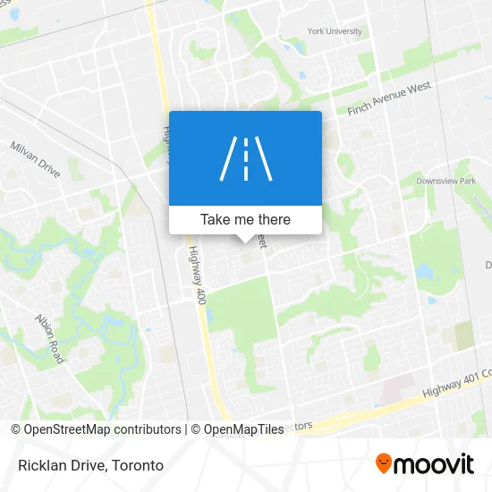 Ricklan Drive map