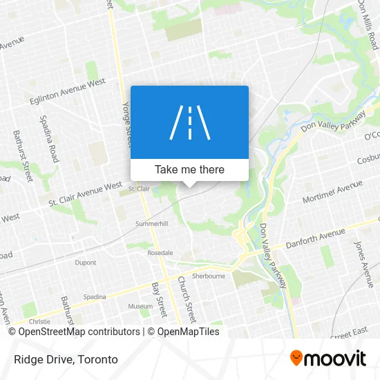 Ridge Drive map