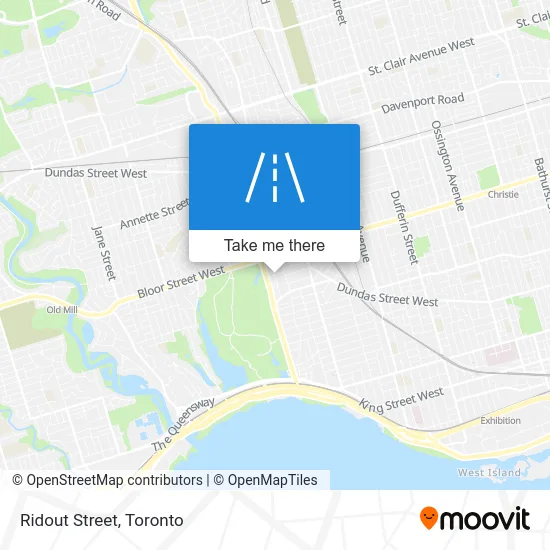Ridout Street map