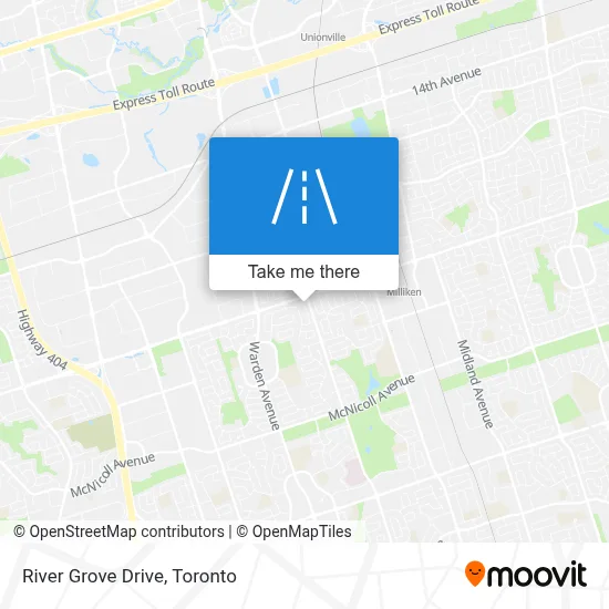 River Grove Drive map