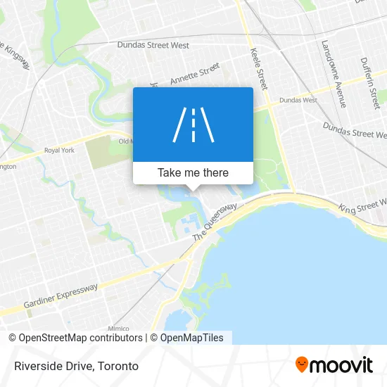Riverside Drive map