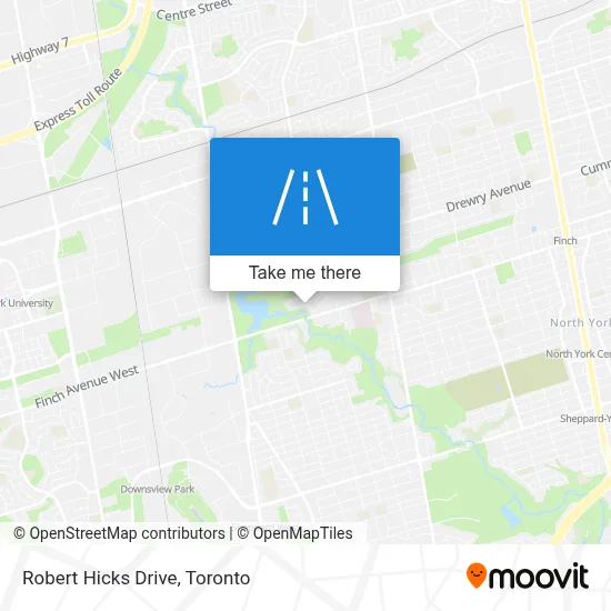 Robert Hicks Drive map