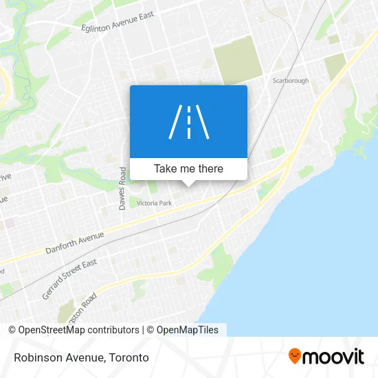 Robinson Avenue map