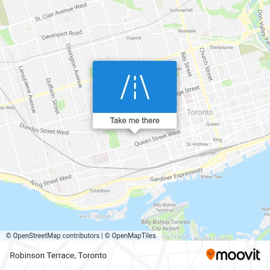 Robinson Terrace map