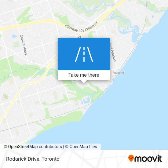 Rodarick Drive map
