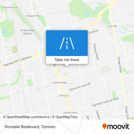 Rondale Boulevard map