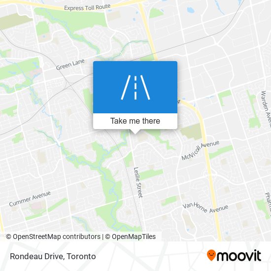 Rondeau Drive map