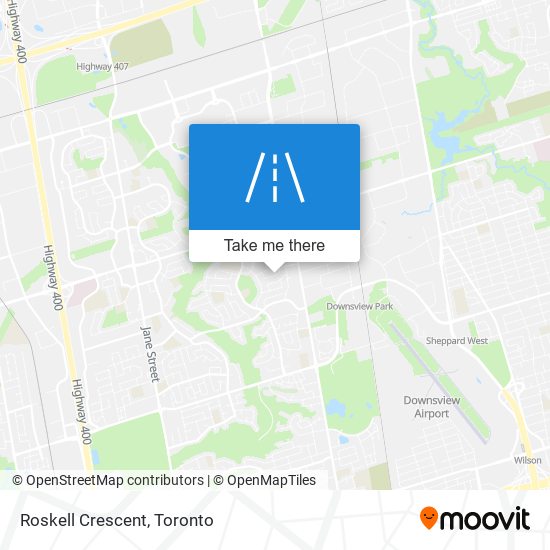 Roskell Crescent map