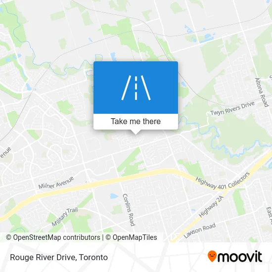 Rouge River Drive map