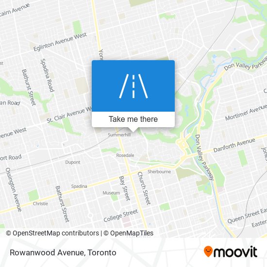Rowanwood Avenue map