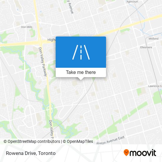 Rowena Drive map