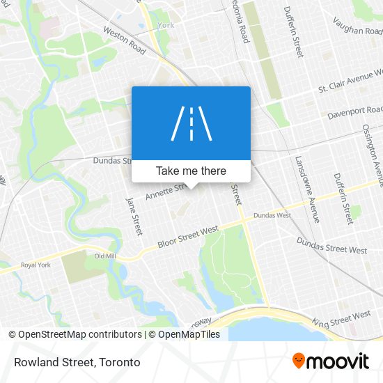 Rowland Street map