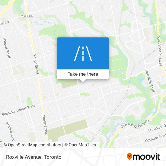 Roxville Avenue map