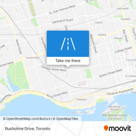 Rusholme Drive map