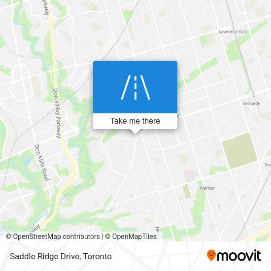 Saddle Ridge Drive map