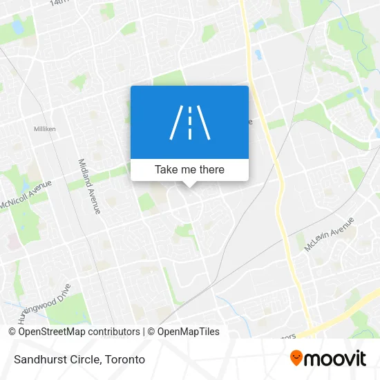 Sandhurst Circle map