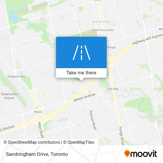 Sandringham Drive map