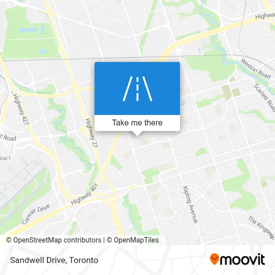 Sandwell Drive map