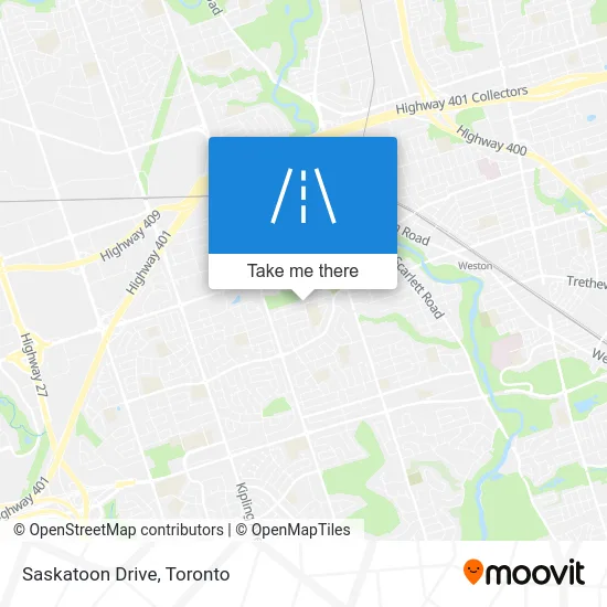 Saskatoon Drive map