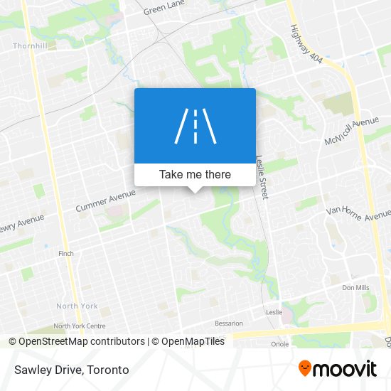 Sawley Drive map