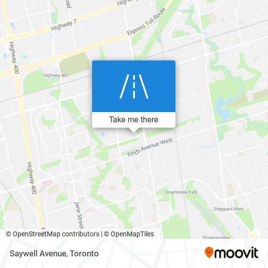 Saywell Avenue map