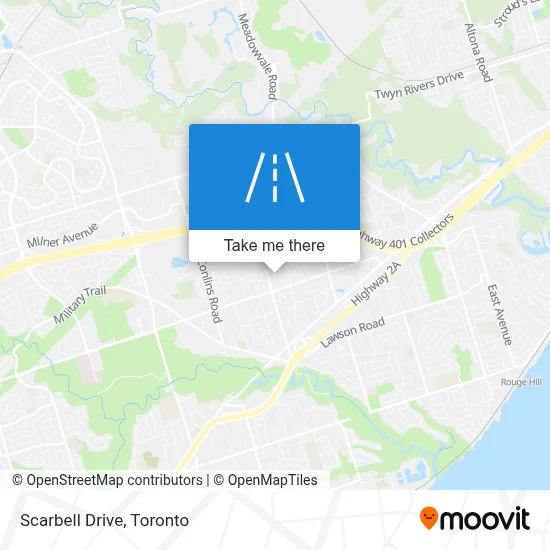 Scarbell Drive map